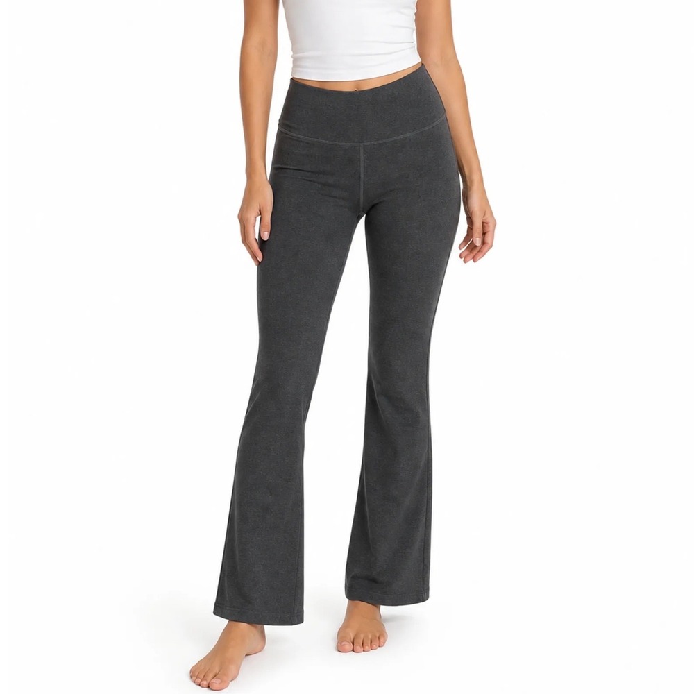 VSX Victoria's Secret Sport Gray High Waisted Flare Yoga Pants XS Short 10479